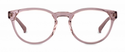 Alexi optical frame in the colour Marshmallow displayed in front angle view.