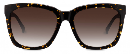Bale sunglasses frame in the colour Gilded Tortoise displayed in front angle view.