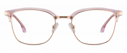 Bentley optical frame in the colour Strawberry displayed in front angle view.
