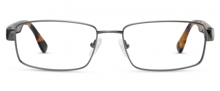 Brody optical frame in the colour Satin Orion Grey displayed in front angle view.