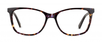 Byron optical frame in the colour Amethyst displayed in front view.