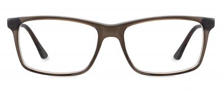 Dom optical frame in the colour Linseed displayed in front view.