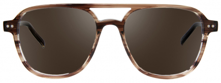 Duckworth sunglasses frame in the colour Candy Brown displayed in front view.