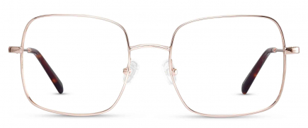 Ford optical frame in the colour Rose Gold displayed in front angle view.

