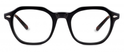 Frank optical frame in the colour Burnt Obsidian displayed in front view.
