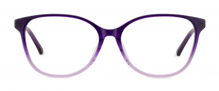 Frieda optical frame in the colour Orchid Fade displayed in front view.