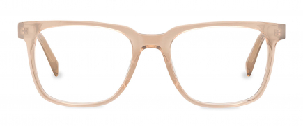 Jorja optical frame in the colour Bare displayed in front view.