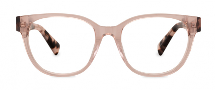 Katie optical frame in the colour Marshmallow Tortoise displayed in front view.