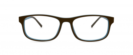 Lucien optical kids frame in the colour Doctor displayed in front view.