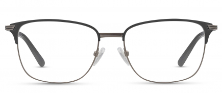 Neal optical frame in the colour Satin Black displayed in front view.