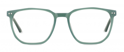 Parker_L optical frame in the colour Jade displayed in front view.