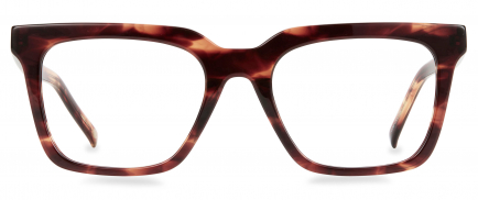 Serge optical frame in the colour Smokey Marmalade displayed in front view.