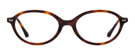 Tia optical frame in the colour Contemporary Tortoise displayed in front view.
