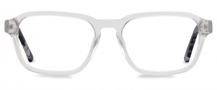 Zhane optical frame in the colour Smoke Granite displayed in front view.