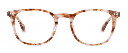 Zola optical frame in the colour Mithril displayed in front view.