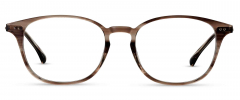 Charlie optical frame in the colour Candy Brown displayed in front angle view.