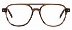 Duckworth optical frame in the colour Candy Brown displayed in front angle view.