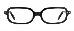 Tate optical frame in the colour Obsidian Black displayed in front view.