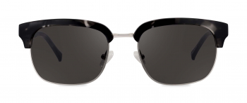 Alfie sunglasses frame in the colour Thunder Tortoise displayed in front view.