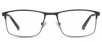 Arnaud optical frame in the colour Brushed Navy displayed in front view.