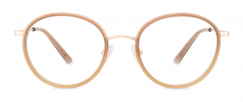 Elodie optical frame in the colour Moscato displayed in front view.