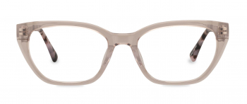 Eloise optical frame in the colour Marshmallow Tortoise displayed in front view.