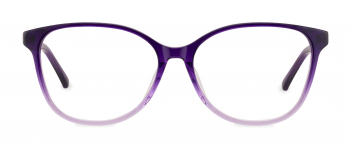 Frieda optical frame in the colour Orchid Fade displayed in front view.