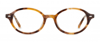 Gigi optical frame in the colour Autumn Petal displayed in front view.