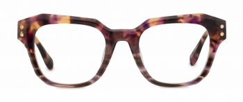 Gina optical frame in the colour Mauve Potpourri displayed in front view.