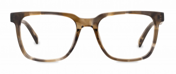 Jorja optical frame in the colour Warm Granite displayed in front view.