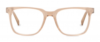 Jorja optical frame in the colour Bare displayed in front view.