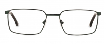Koda optical frame in the colour Green Tortoise displayed in front view.