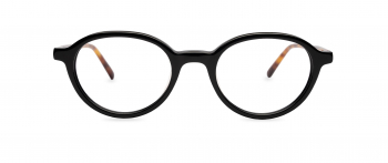 Lennon optical kids frame in the colour Obsidian Black Tortoise displayed in front view.