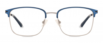 Marvin optical frame in the colour Azure displayed in front view.