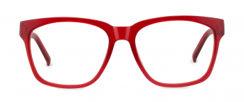 Mesa optical frame in the colour Cherry displayed in front view.