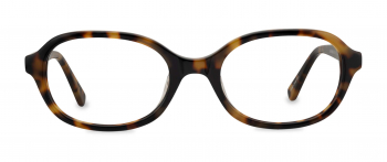 Sabrina optical frame in the colour Modern Tortoise displayed in front view.