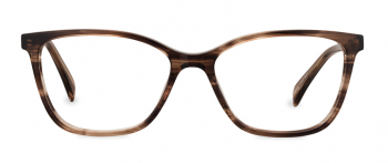 Torie optical frame in the colour Candy Brown displayed in front view.