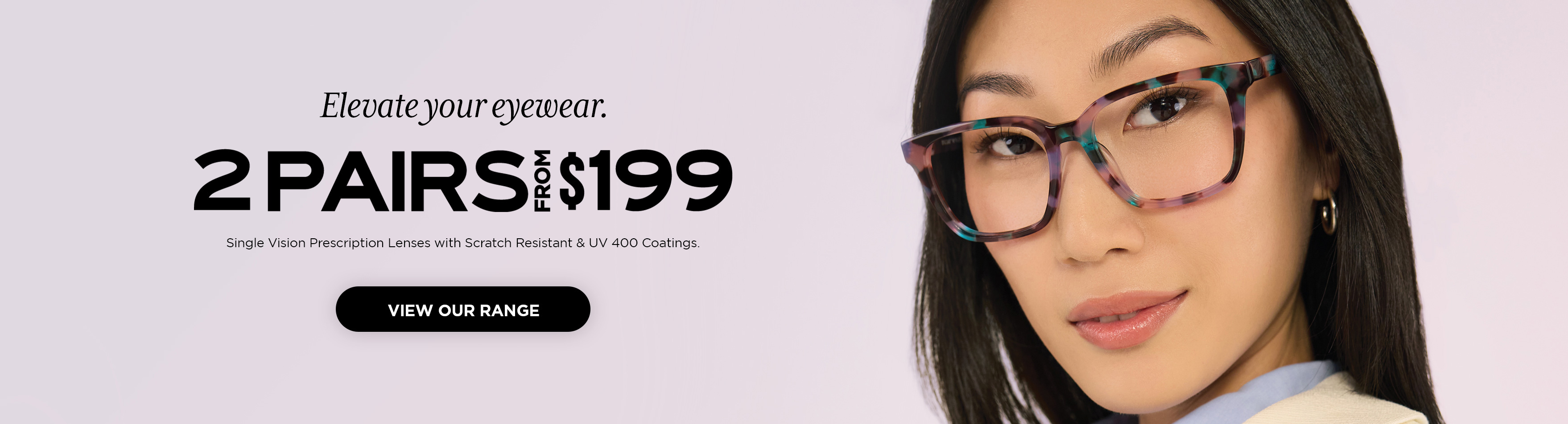 2 Pairs of Prescription Glasses from $199