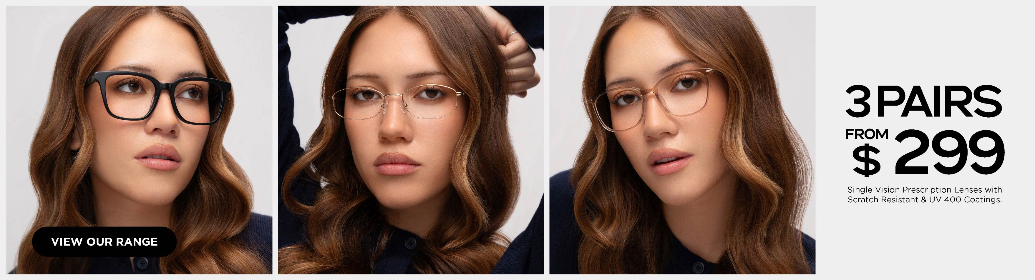 3PAIRS FROM $299