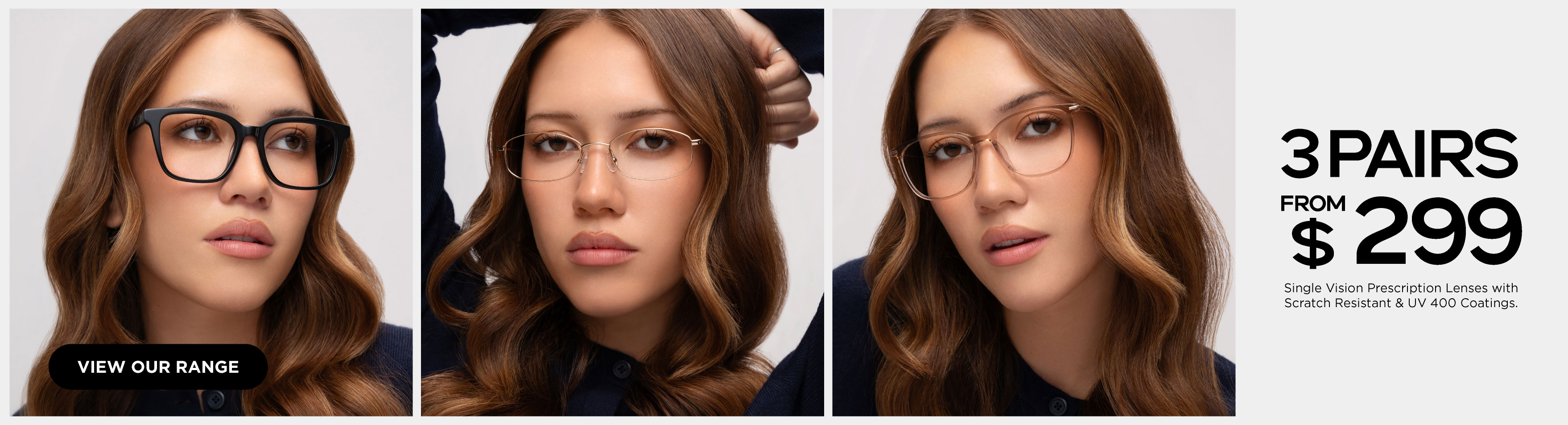 3PAIRS FROM $299