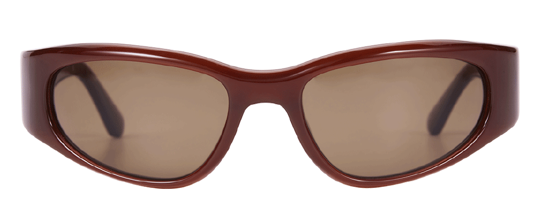 Genevieve frame product image in the colour Cioccolato.