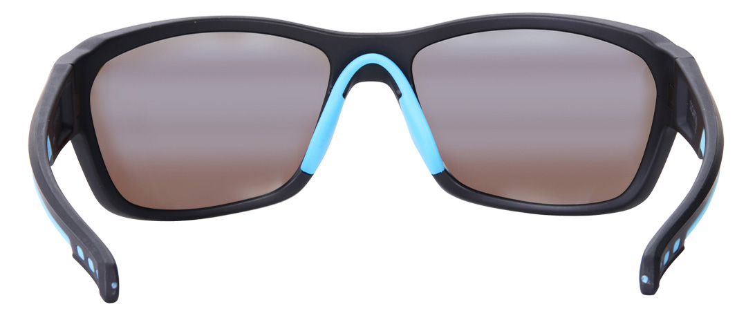 James frame in the colour Neptune displayed in back angle view.
