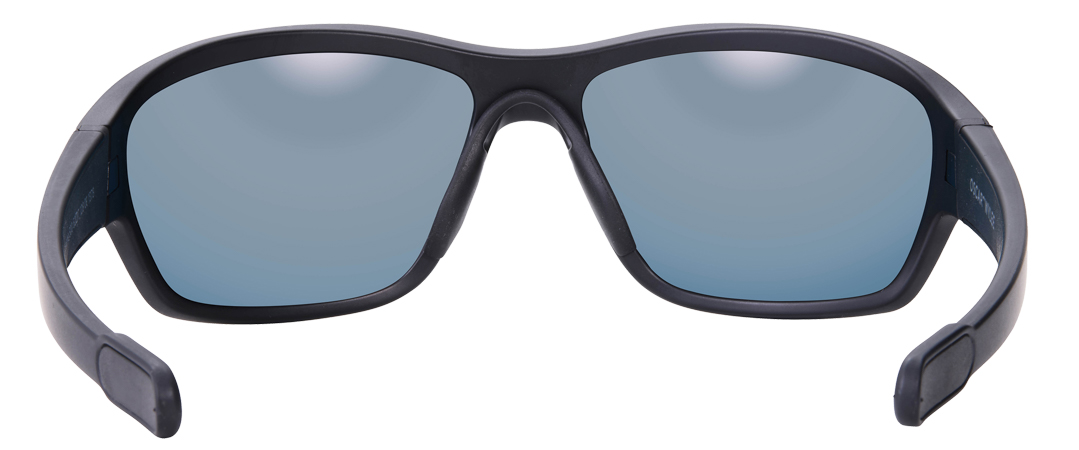 Lachie frame in the colour Burnt Amber displayed in back angle view.