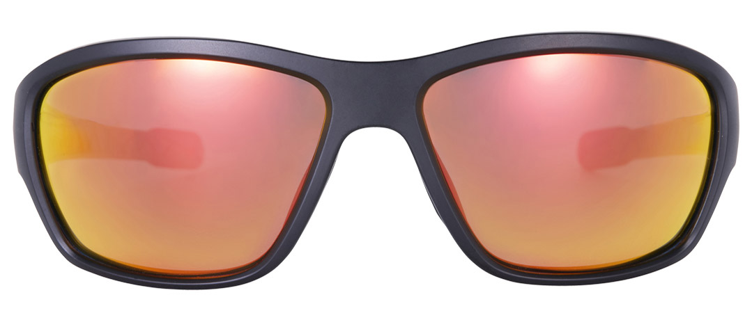 Lachie frame in the colour Burnt Amber displayed in front angle view.