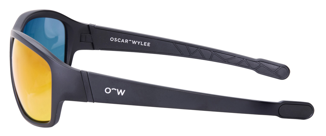 Lachie frame in the colour Burnt Amber displayed in side angle view.