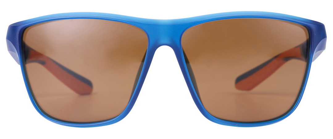 Owen frame in the colour Bolt Blue displayed in front angle view.