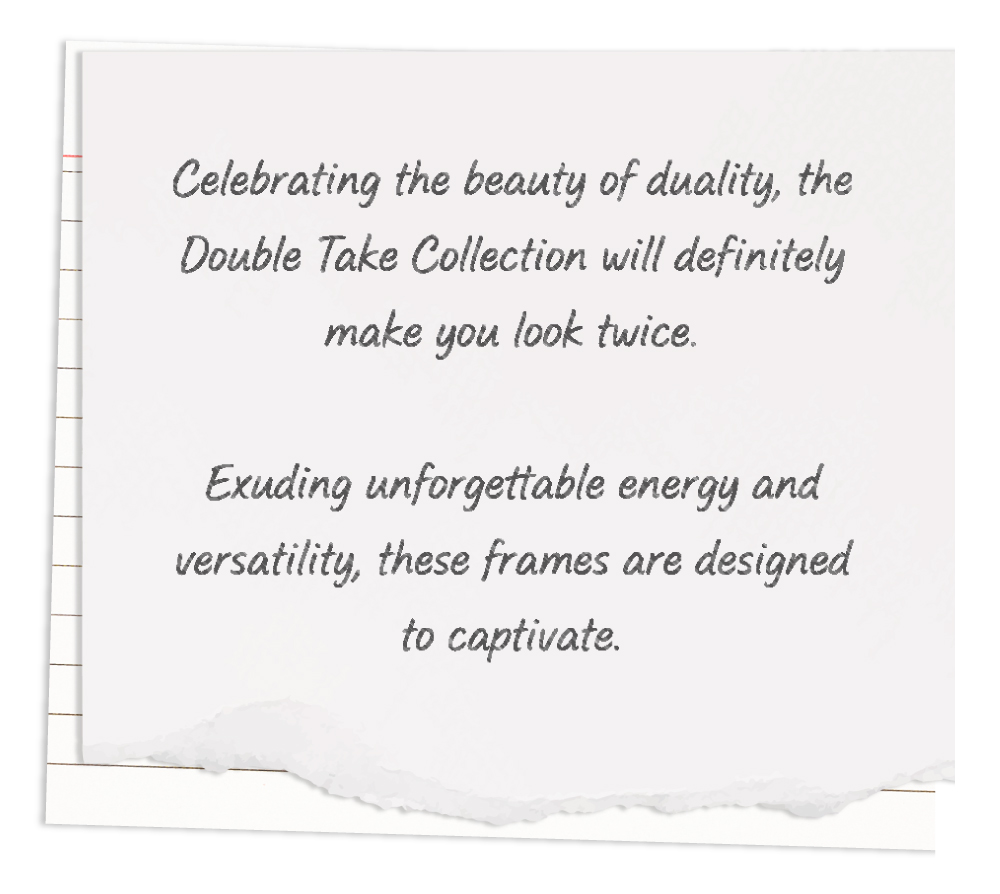 Celebrating the beauty of duality in the Double Take Collection