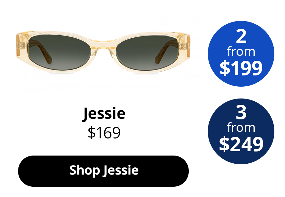 Jessie sunglasses in Chardonnay