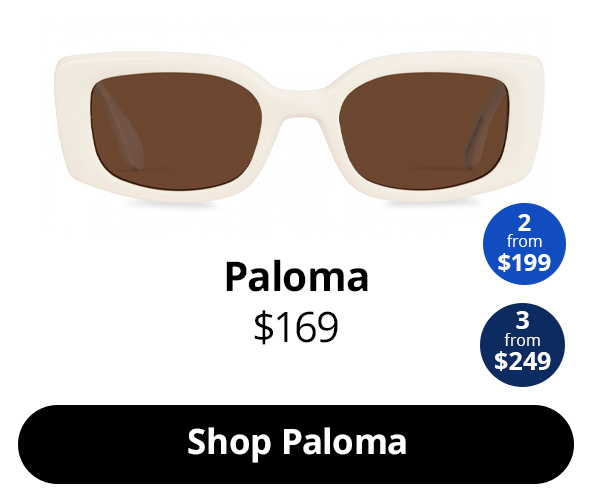 Paloma sunglasses in Almond
