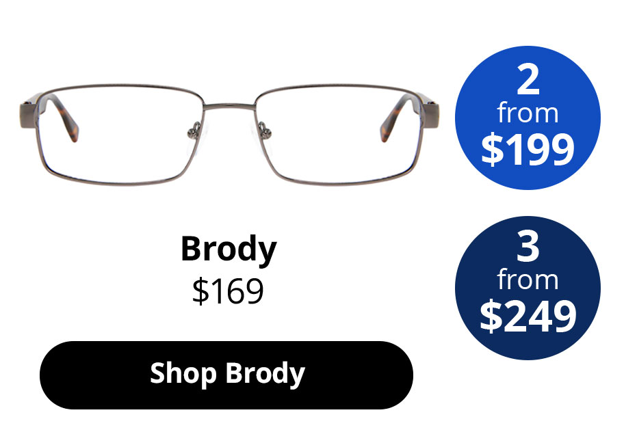 A photo of Brody glasses in Silver